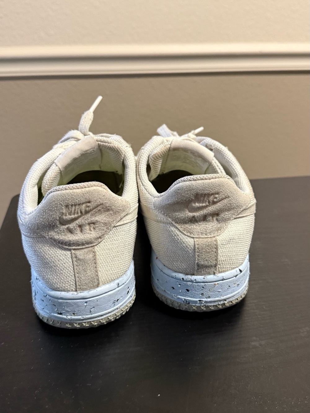 ⋆ nike air force 1 crater flyknit pure platinum sneaker